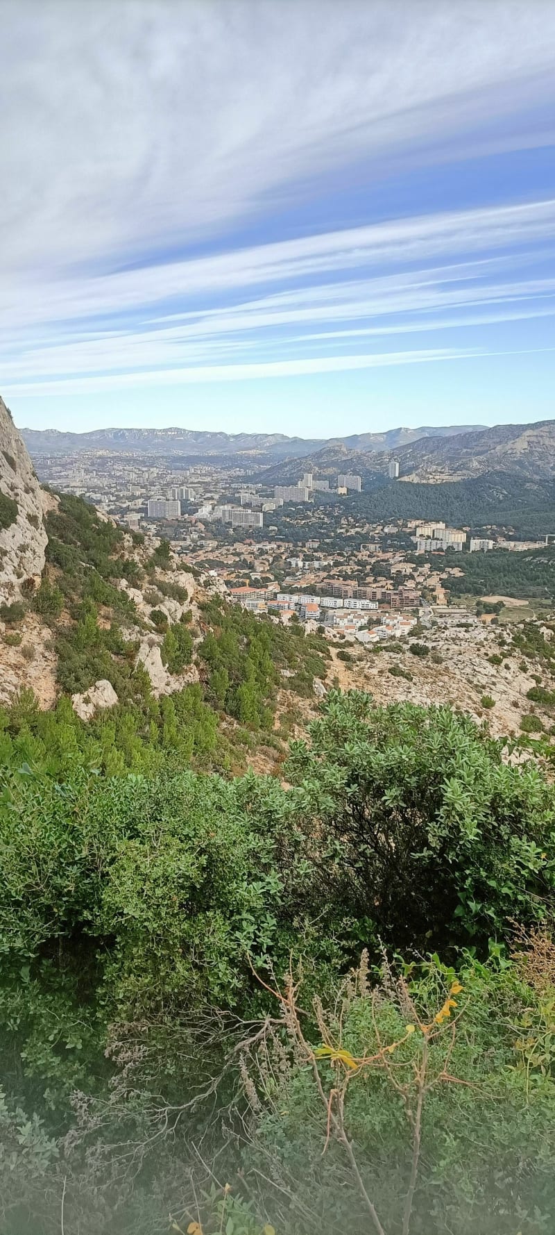 Le Col des Trois Pics depuis Sormiou Jarre - Marseille