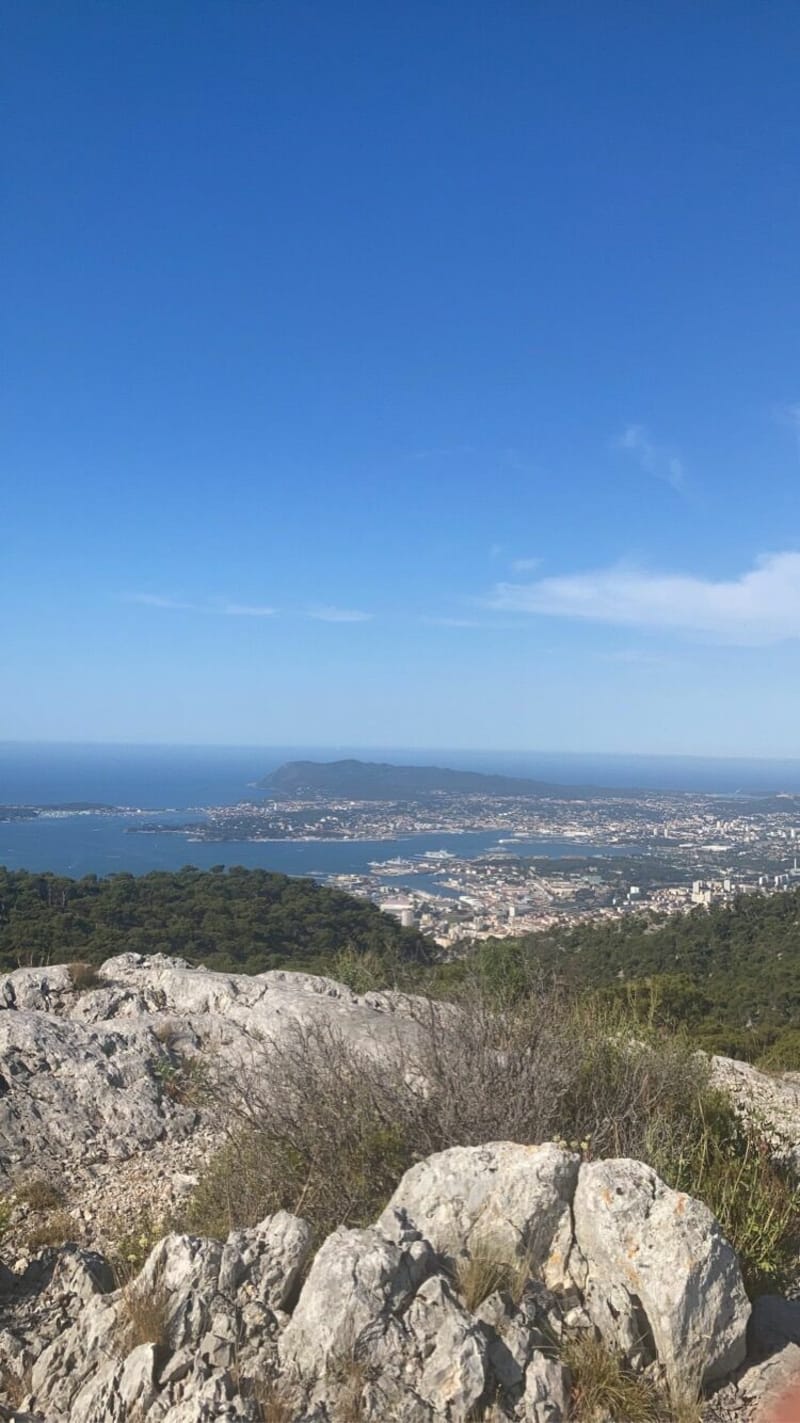 Beklimming van Faron door de PR vanuit Saint Roch - Toulon