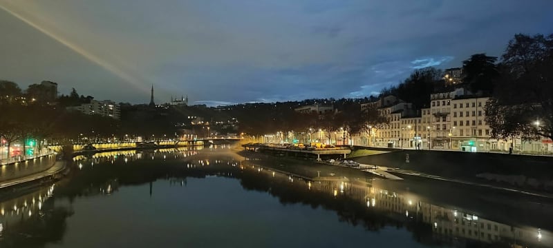 Balade fort de Vaise quai de Saône - Lyon