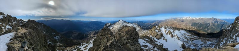 Boucle Monte d'Oro depuis le col de Vizzavona - Bocognano