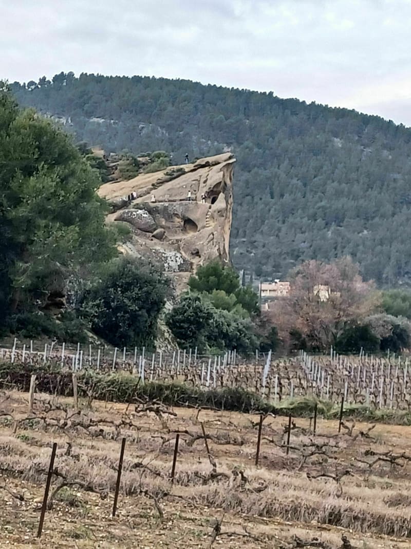 Tour des dentelles de Montmirail par la route - Caromb