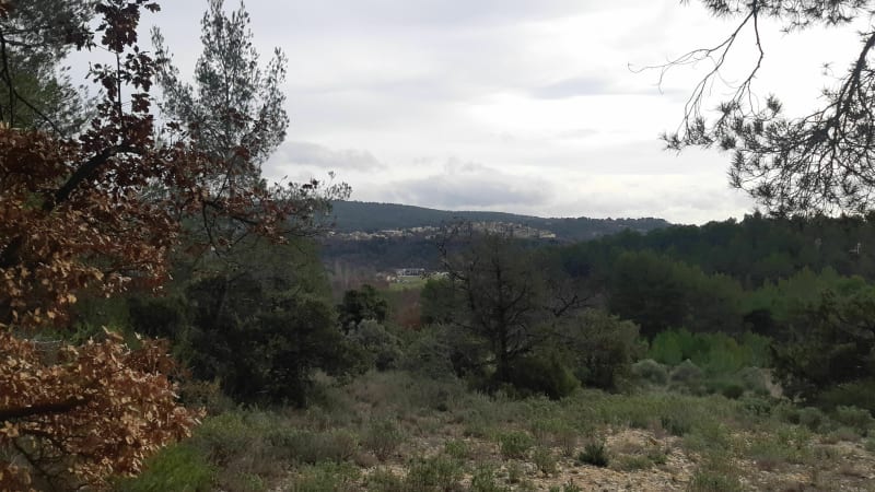 Au départ du Hameau de Fiéraque - La Bastide-des-Jourdans
