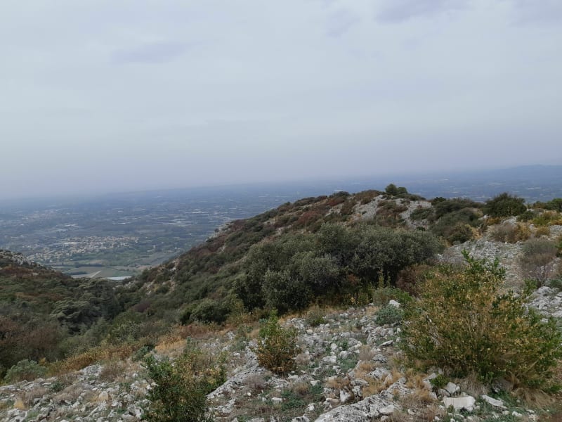 Sur les contreforts du petit Luberon - Cheval-Blanc