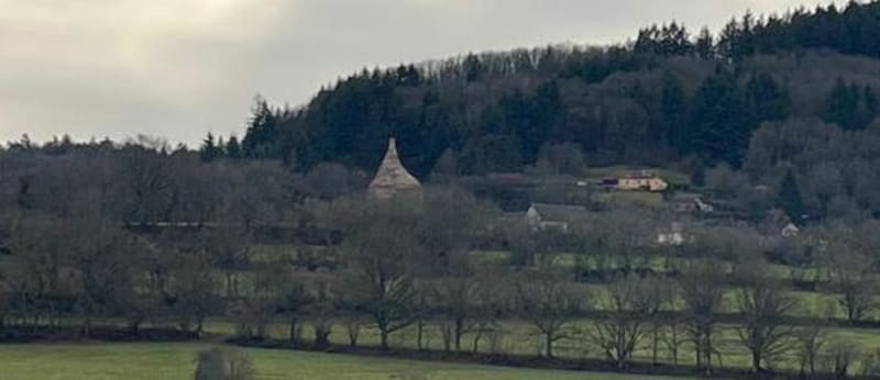 Ferme de Montmain depuis le lac - Autun