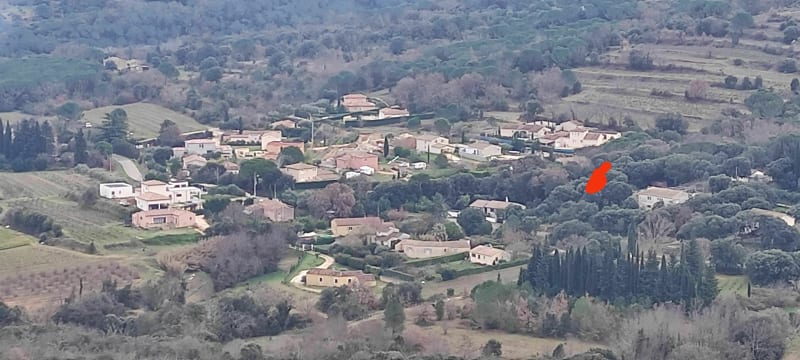 Prenons un peu de hauteur sur Mas de Blanquet - Saint-André-d'Olérargues