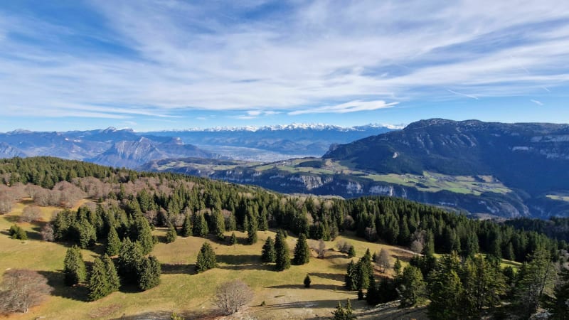 Eymards et Montagne de la Graille depuis Lans - Lans-en-Vercors