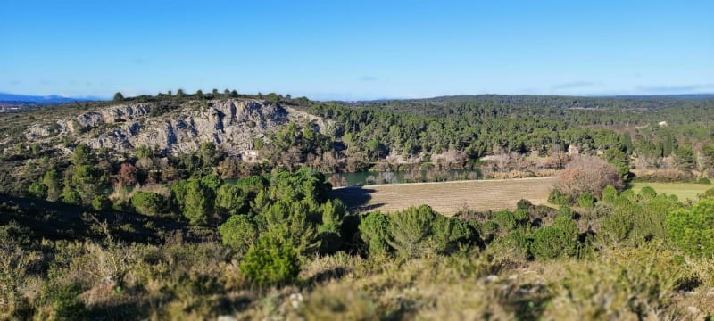 La Roque d'Aubais à VTT - Junas