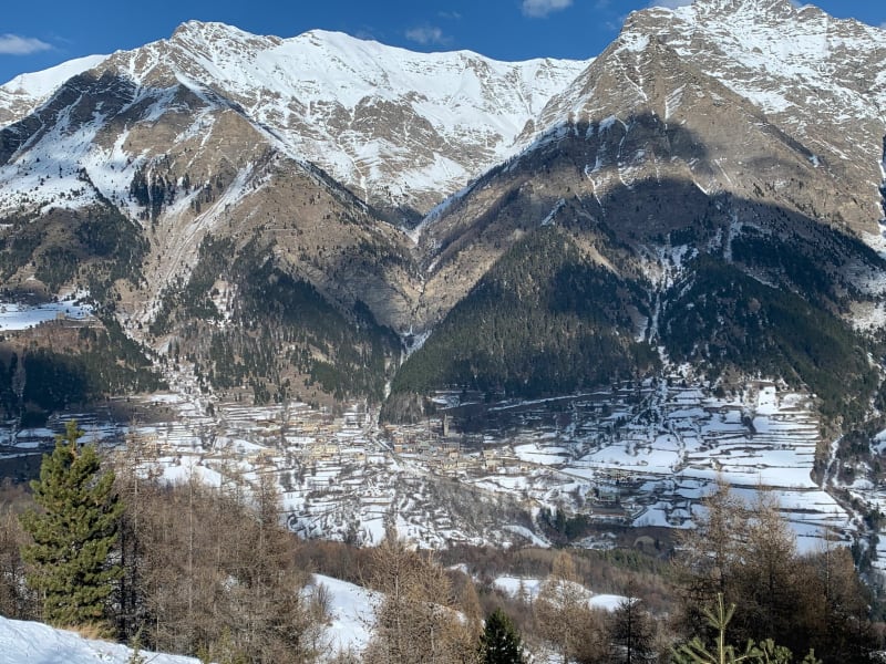 Chemin panoramique / Chalets de Vaucluse - station de Réallon
