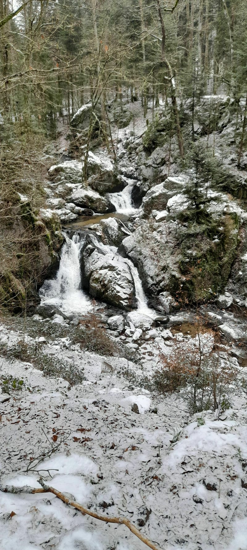 De la grande cascade à petite cascade de Tendon - Le Tholy