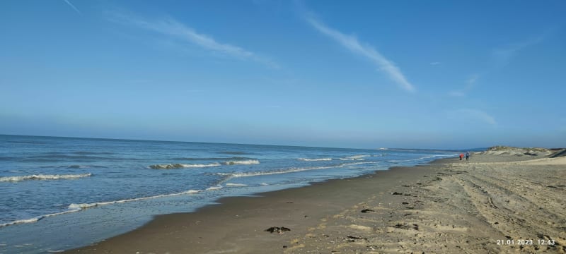 Promenade au Touquet le long du front de mer - Le Touquet-Paris-Plage