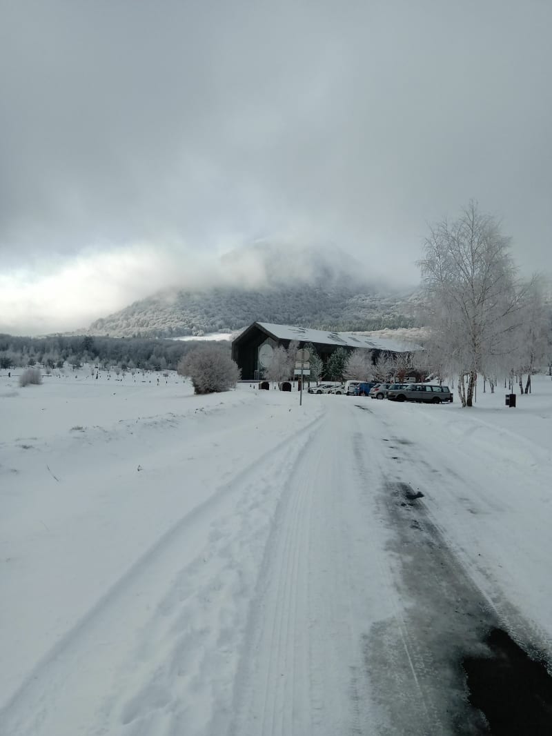 Balade dans la neige au pied du Puy de Dôme - Orcines