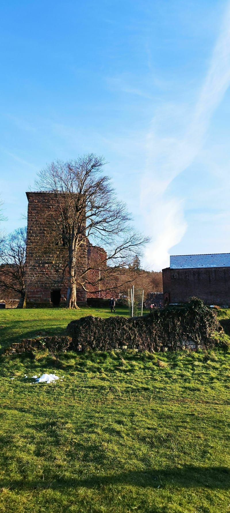 Hellend vlak, kasteel Lutzelbourg - Lutzelbourg