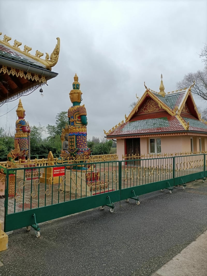 Circuit du temple Wat Simoungkhoune et canal de la Marne - Schiltigheim