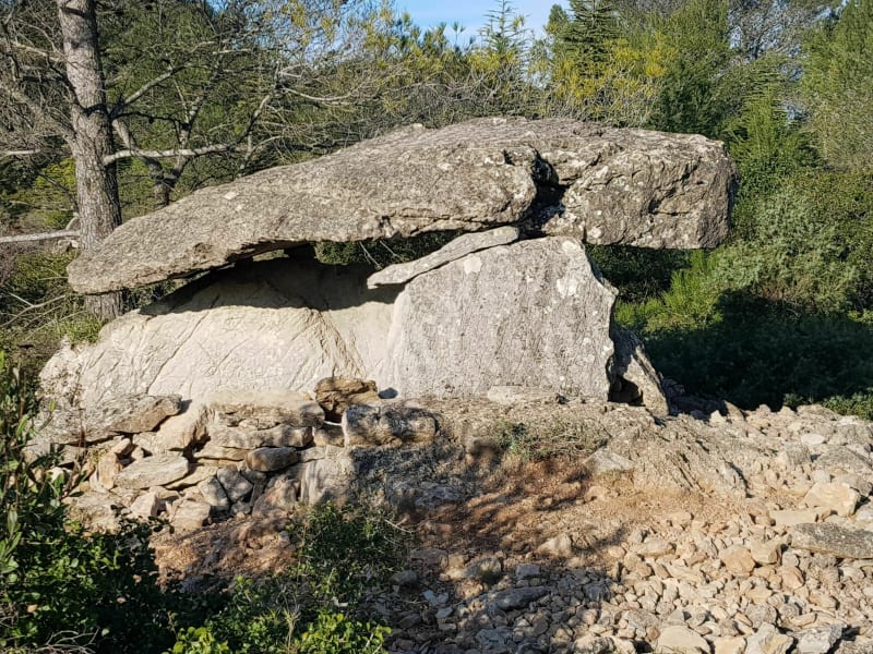 Saint-Chinian le dolmen à l'envers - Saint-Chinian
