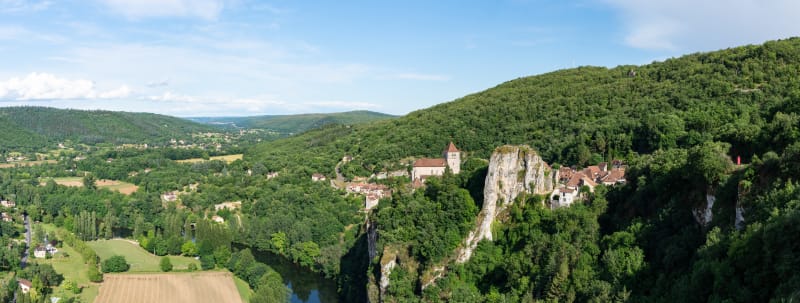 Balade le long du Lot à Saint-Cirq-Lapopie - Saint-Cirq-Lapopie