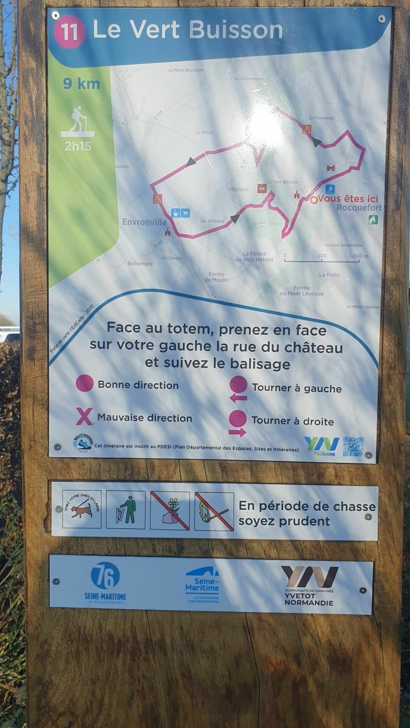 Circuit Le Vert Buisson à Rocquefort - Rocquefort