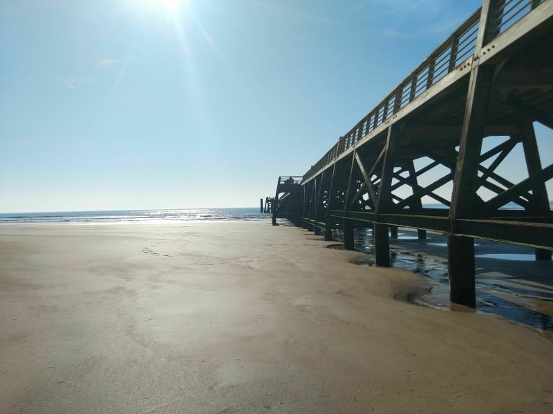 Le remblai par la Plage des Demoiselles à l'Estacade - Saint Jean de Monts