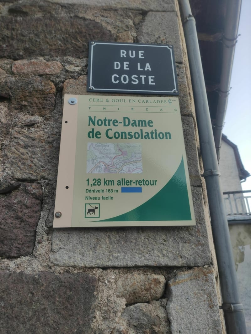 Notre dame de Consolation depuis Thiézac - Thiézac