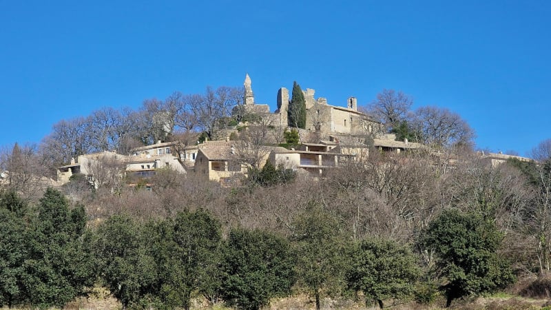 Sabran depuis la Péligouse - Sabran