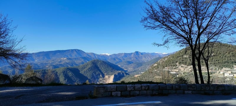 Carros, Coursegoules,Col de Vence - Castagniers