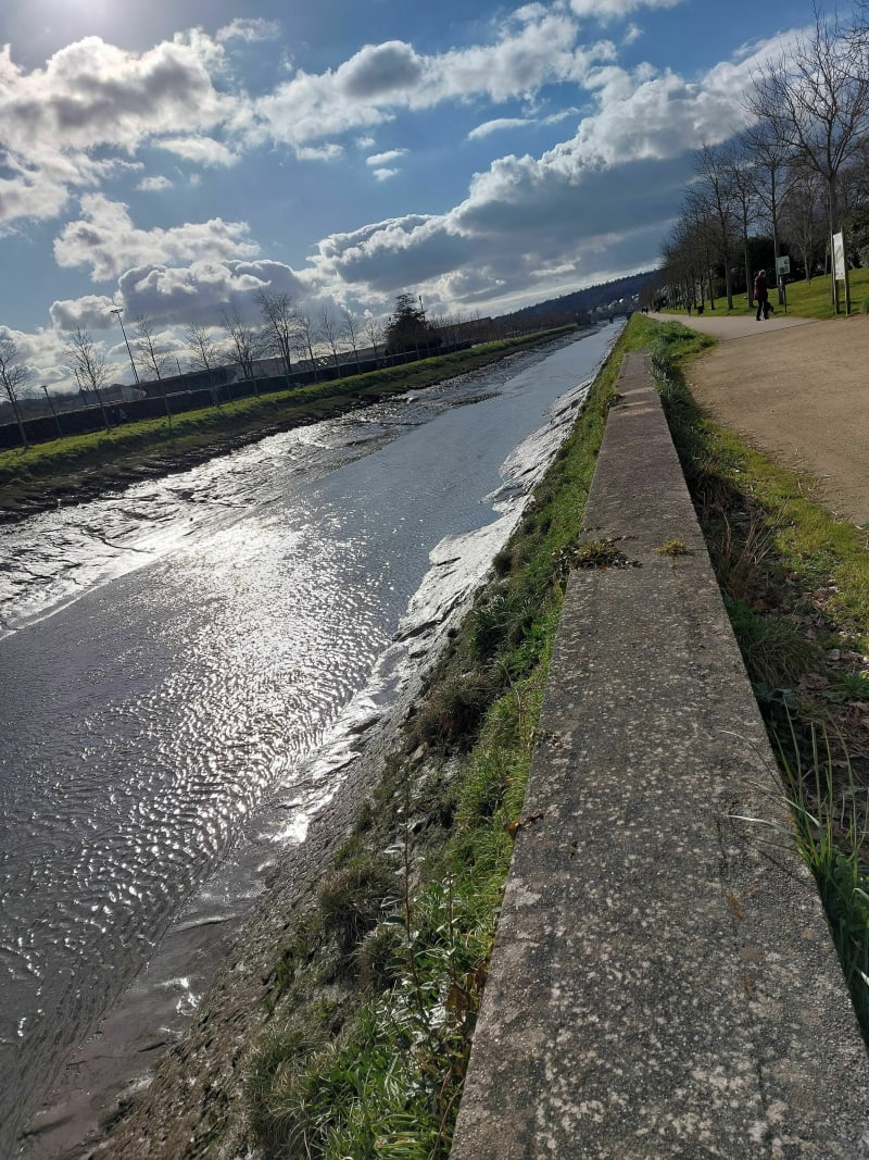 Chemin du halage sur L'Elorn, Landerneau - Landerneau