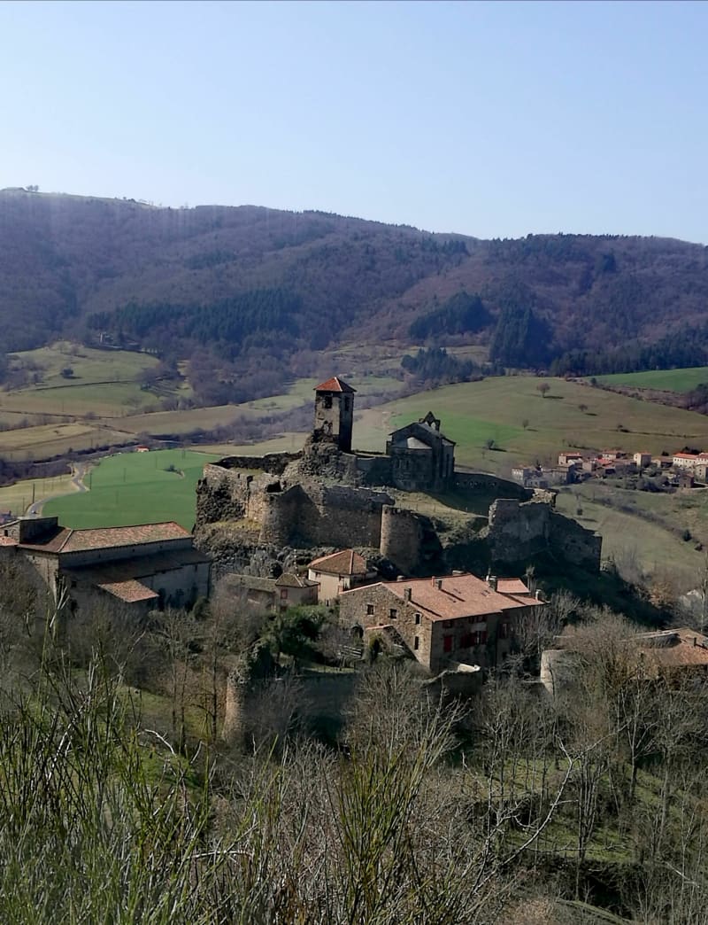 Château de Saint-Ilpize par Loubarde et l'Allier - Saint-Ilpize