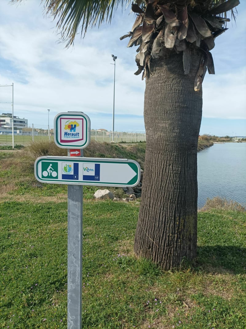 De Lattes à Palavas via Pérols en longeant les étangs à VTC - Lattes