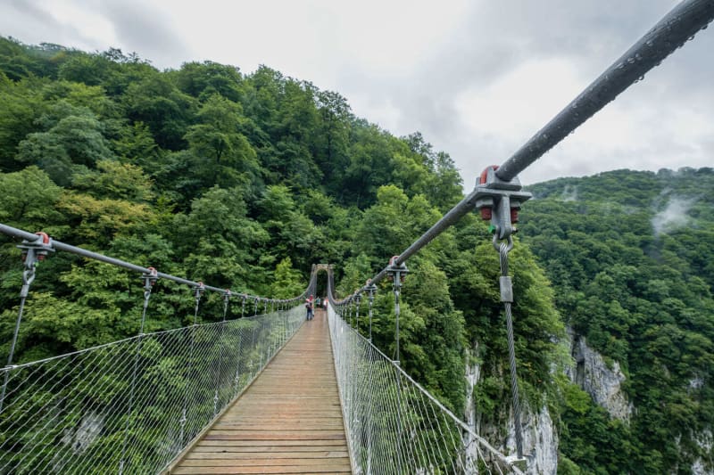 Grande boucle à la passerelle d'Holzarté - Larrau