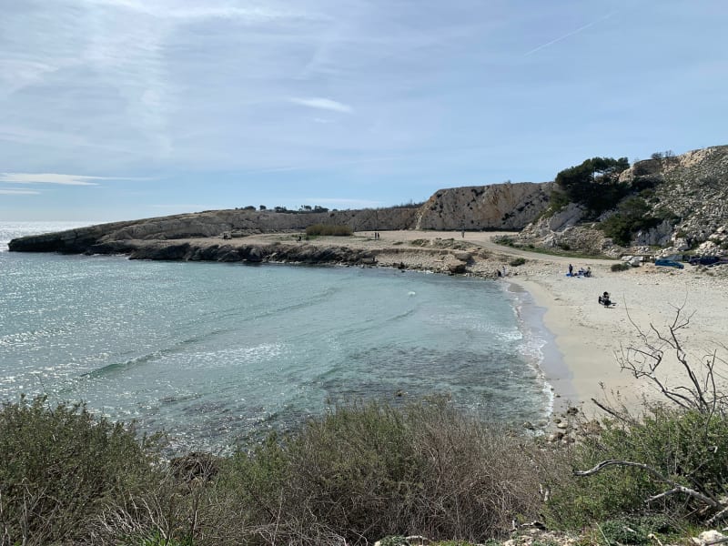 Fietstocht langs de kust van de Côte Bleue - Sausset-les-Pins