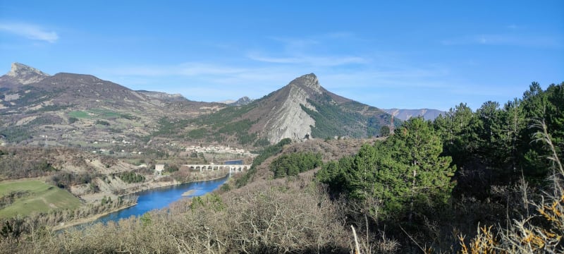 Le tour du Collet et Champ Brancou - Sisteron