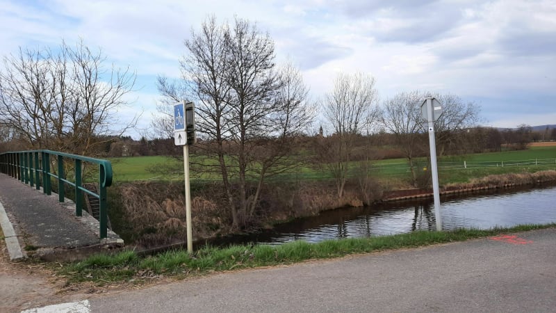 Du canal à Galfingue en passant près de la Doller à VTT - Saint-Bernard