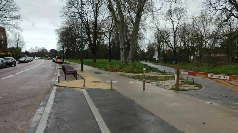Bois de Vincennes bord de Marne en vélo de route - Paris