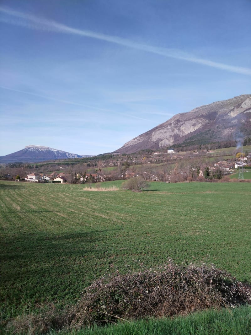 Fermes et sous-bois autour du torrent de Bonne - Gap
