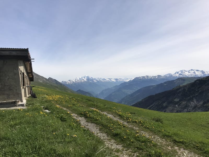 La Golette des Combes à VTT depuis Les Belleville - Les Belleville