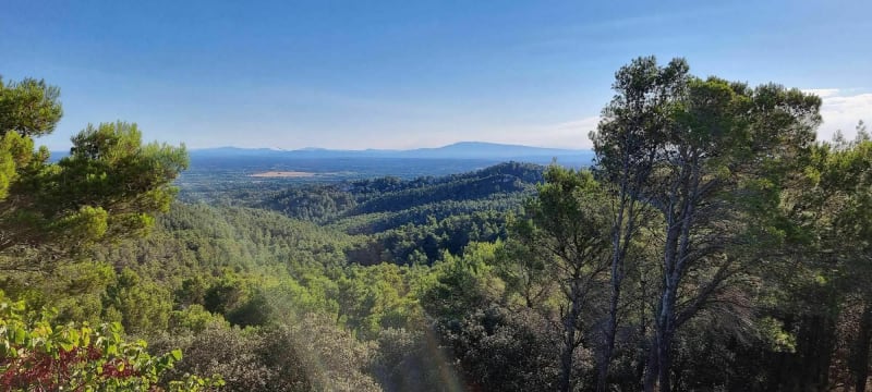 Les Baux-de-Provence au départ de Saint-Etienne-du-Grés - Saint-Étienne-du-Grès