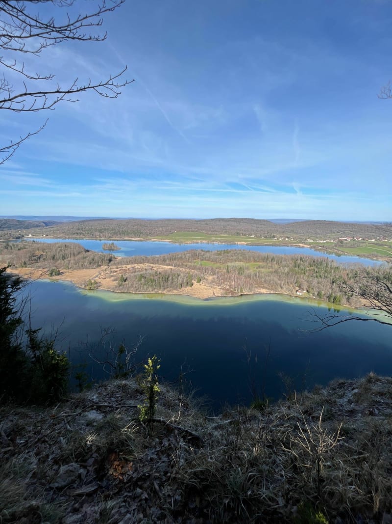 Randonnée ou trail par le Belvédère des Quatre Lacs - La Chaux-du-Dombief