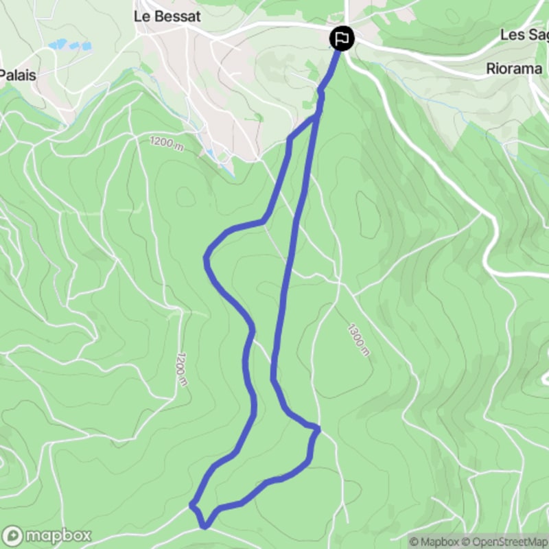 Sur les pistes du Bessat - Thélis-la-Combe