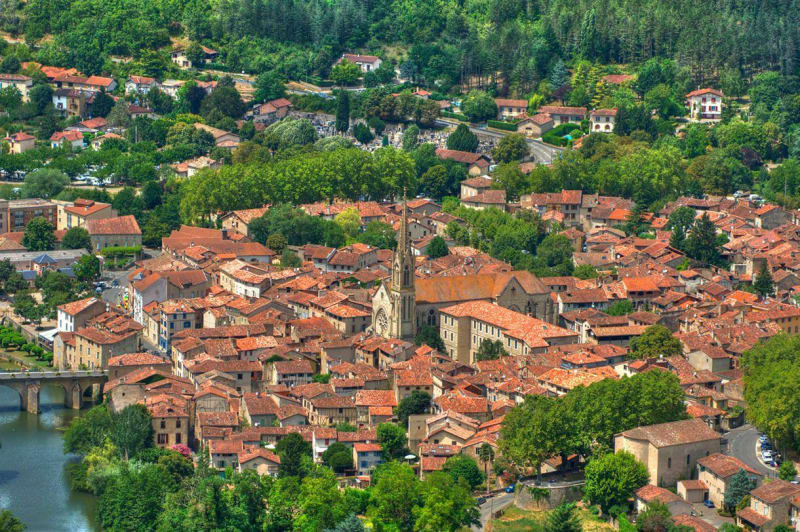 A travers les roches calcaires de Saint-Antonin Noble Val en VTT - Saint-Antonin-Noble-Val
