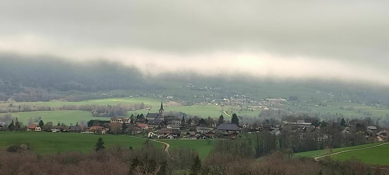 Balade autour du bois des Pesses - Groisy