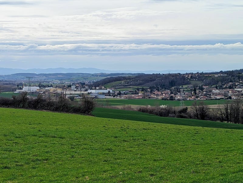 Circuit par la crête de Charbonnière au sud de Lyon - Saint-Just-Chaleyssin