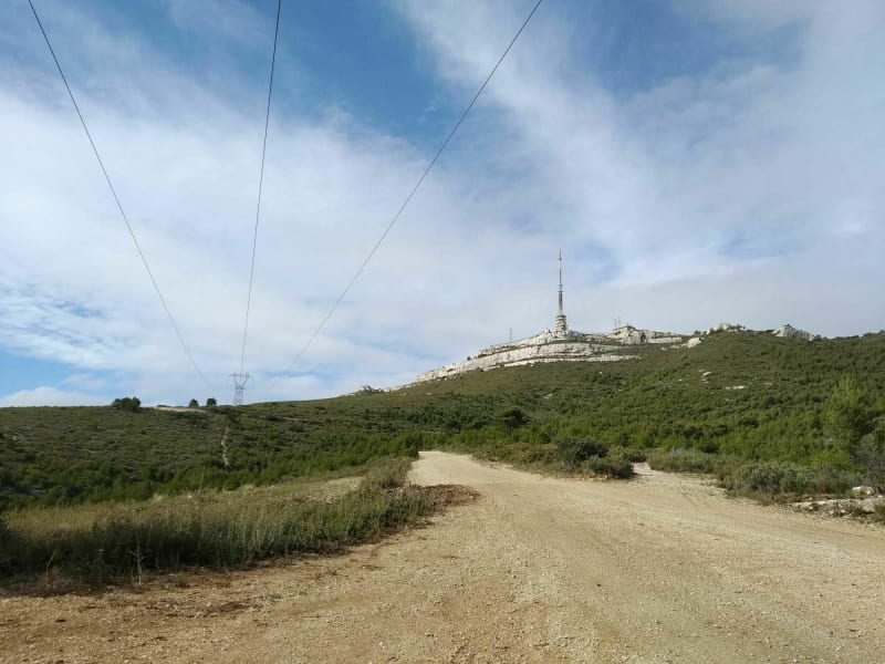 Belvédère de la grande étoile et face nord en VTT - Marseille