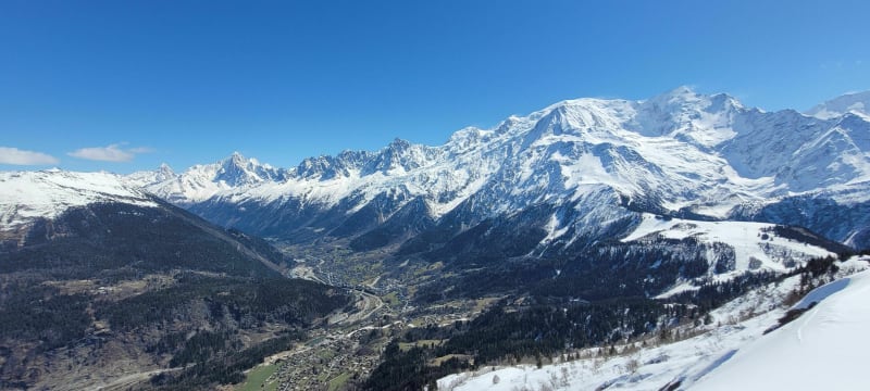 Col de Voza, Prarion depuis Les Houches - Les Houches