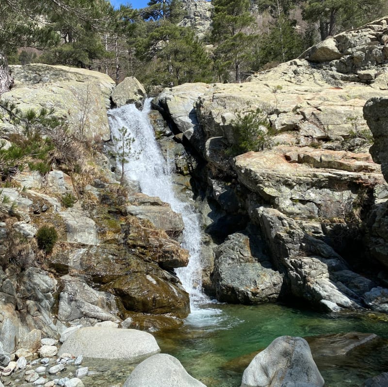 Cascade des Anglais depuis la gare de Vizzavona - Vivario