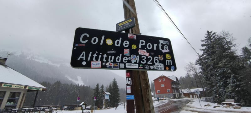 Départ col de porte direction Habert de Chamechaude - Sarcenas