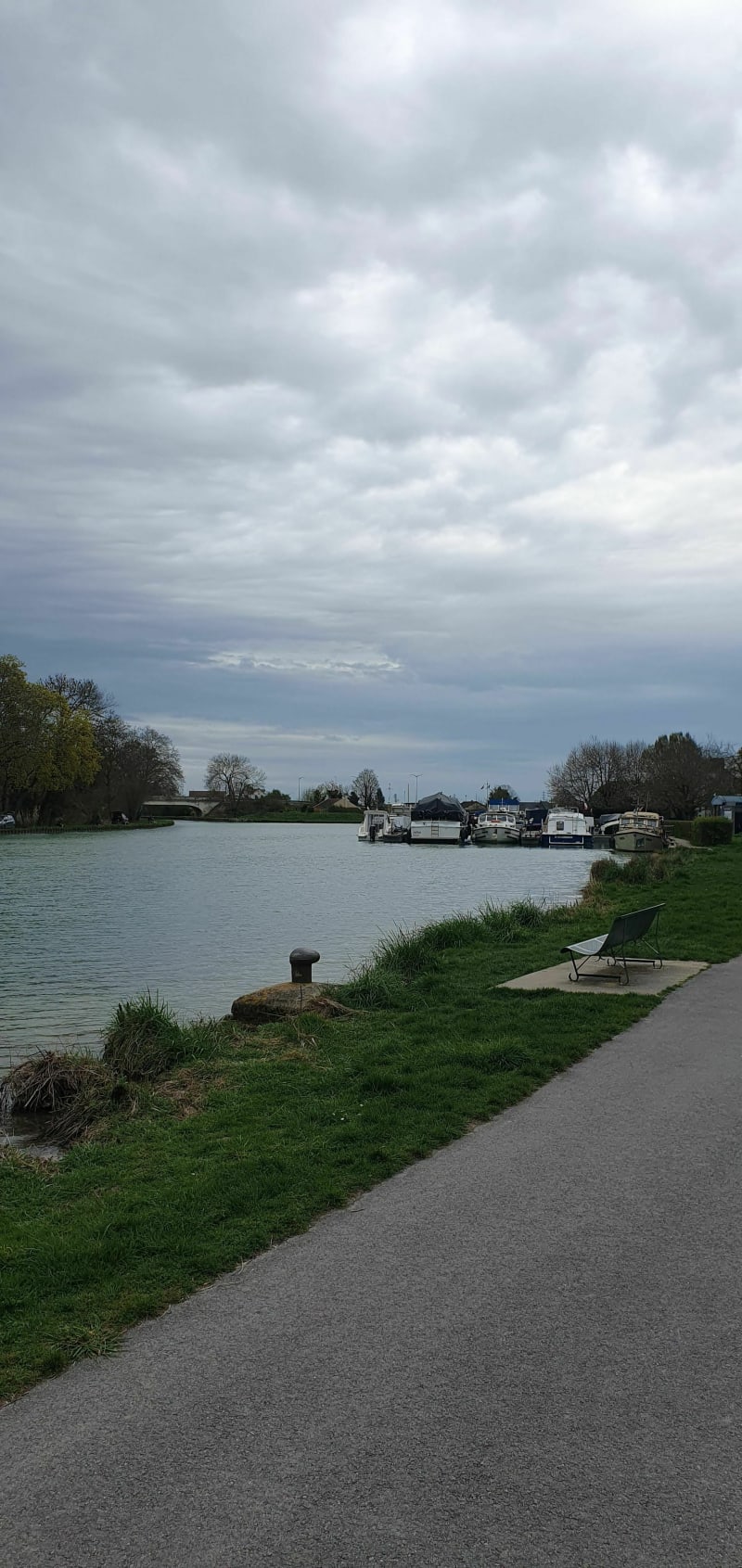 Décrassage en VTC le long du canal - Sillery