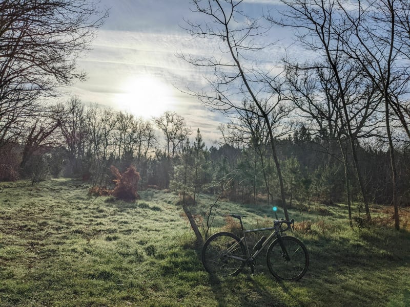 Gravel au départ de Roaillan, entre forêt et vignoble - Roaillan