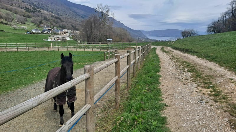 Boucle de Barbizet depuis la roche - Le Bourget-du-Lac