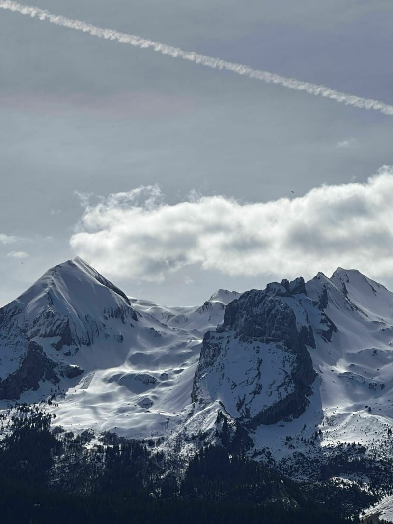 Grand Bornand et sommet du Mont Lachat de Chatillon - Le Grand-Bornand