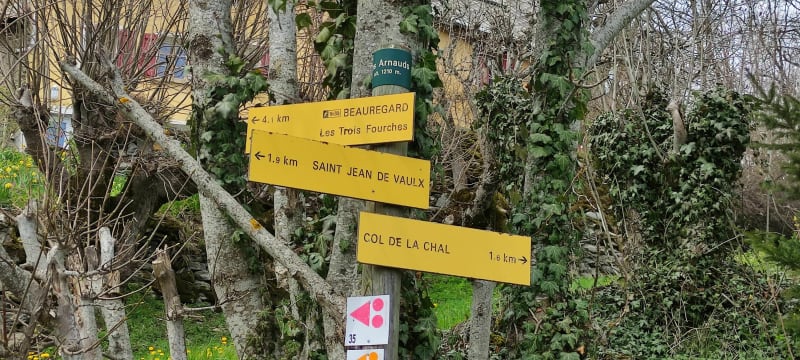 Des Arnauds à Beauregard par le Petit Lac - Saint-Jean-de-Vaulx