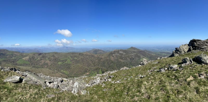 Artzamendi depuis Bidarray - Bidarray
